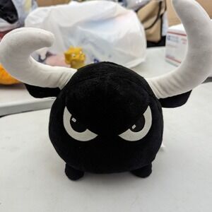 Jordi Nogues Bad Toro Bull Plush,‎ Black with White Horns